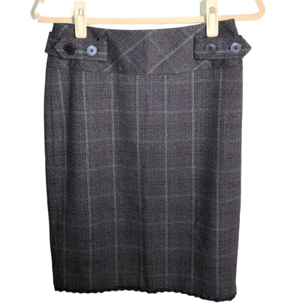 RW&CO Plaid Vintage Pencil Skirt size 4